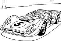 ausmalbilder rennauto