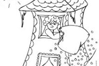 kindergarten frau holle ausmalbild