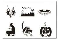 halloween schablone zum ausdrucken