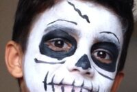kind skelett schminken