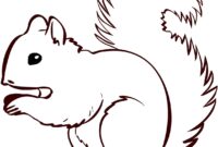 eichhörnchen malvorlage