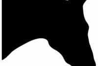 pferd schablone zum ausdrucken