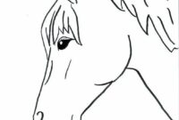 malvorlage pferdekopf einfach malvorlage pferdekopf einfach