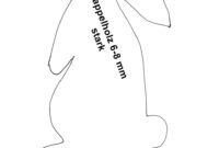 druckvorlage osterhase