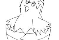 küken im ei malvorlage