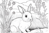 kaninchen ausmalbilder