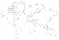 umrisse länder welt