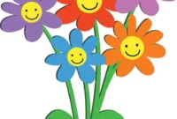 blumen mit gesichtern