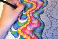 malen mit buntstiften ideen