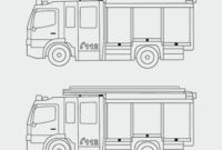 feuerwehrauto einfach malen