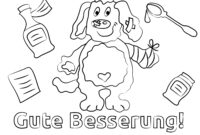 gute besserung ausmalbilder