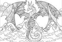 drachen mandala erwachsene