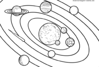 ausmalbilder weltall planeten ausmalbilder weltall planeten