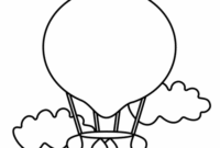 heissluftballon zum ausmalen
