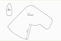 pferdekopf vorlage einfach