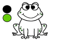 frosch zeichnen süß