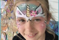 kinder schminken einhorn