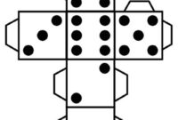 würfel bastel vorlage