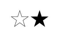 sterne umriss sterne umriss