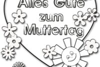 muttertag ausmalbilder ausdrucken