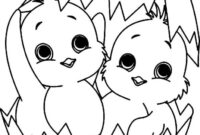 küken ausmalbild küken ausmalbild