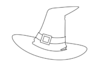 hexenhut vorlage zum ausdrucken
