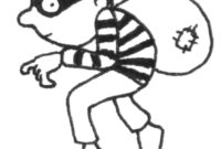 dieb ausmalbild dieb ausmalbild