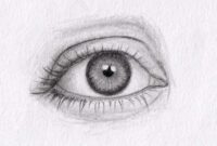 augen einfach zeichnen