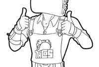 fortnite ausmalbilder renegade raider