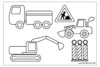 baustellenfahrzeug ausmalbild baustellenfahrzeug ausmalbild