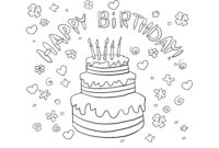 ausmalbild 40. geburtstag ausmalbild 40. geburtstag