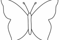 umrisse schmetterling