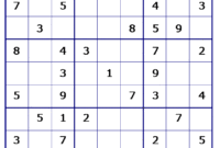 sudoku sehr schwer kostenlos