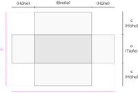 quader basteln vorlage pdf