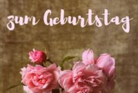 geburtstag blumen bild