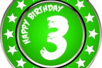 3. geburtstag bilder kostenlos