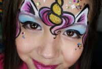 einhorn gesicht malen