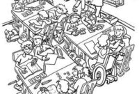 ausmalbild klassenzimmer