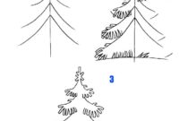 tannenbäume zeichnungen