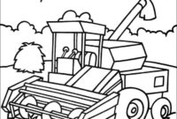 ausmalbilder harvester