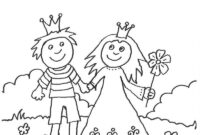ausmalbild prinz und prinzessin ausmalbild prinz und prinzessin
