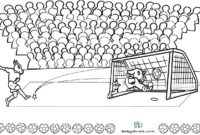 ausmalbild fußballfeld