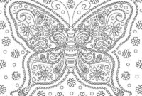 ausmalbilder schmetterling erwachsene