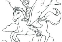 einhorn mit flügel ausmalbild