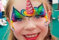 schminken einhorn kinder