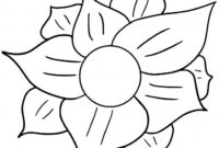 blüte zum ausmalen blüte zum ausmalen