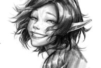 elfe zeichnung elfe zeichnung