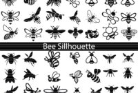 bienen silhouette bienen silhouette