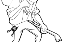 ausmalbild dieb ausmalbild dieb