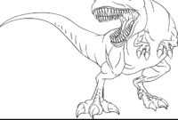 ausmalbilder tyrannosaurus rex